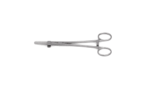 Vorse tubing occluding clamps with safety guards